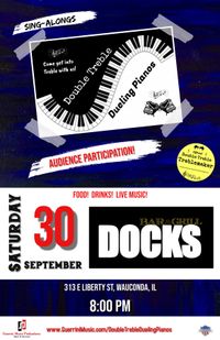 Double Treble Dueling Pianos @ Docks Bar & Grill