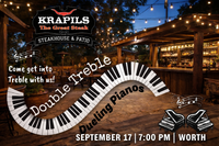 Double Treble Dueling Pianos @ Krapil's Steakhouse & Patio