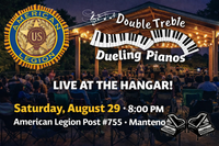 Double Treble Dueling Pianos @ American Legion - Manteno