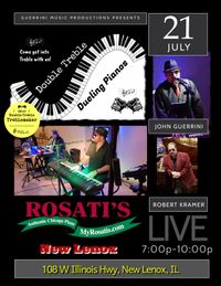 Double Treble Dueling Pianos @ Rosati's New Lenox