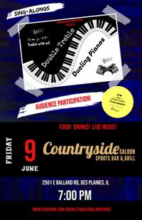 Double Treble Dueling Pianos @ Countryside Saloon