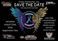 Knievel's Daredevil Band @ This One Is For Our Vets: Suicide Awareness & Prevention Ride - West Park - Darien, WI