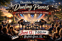 Double Treble Dueling Pianos @ Cambridge on the Lake Pavilion