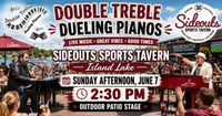 Double Treble Dueling Pianos @ Sideouts - Outdoor Patio Stage