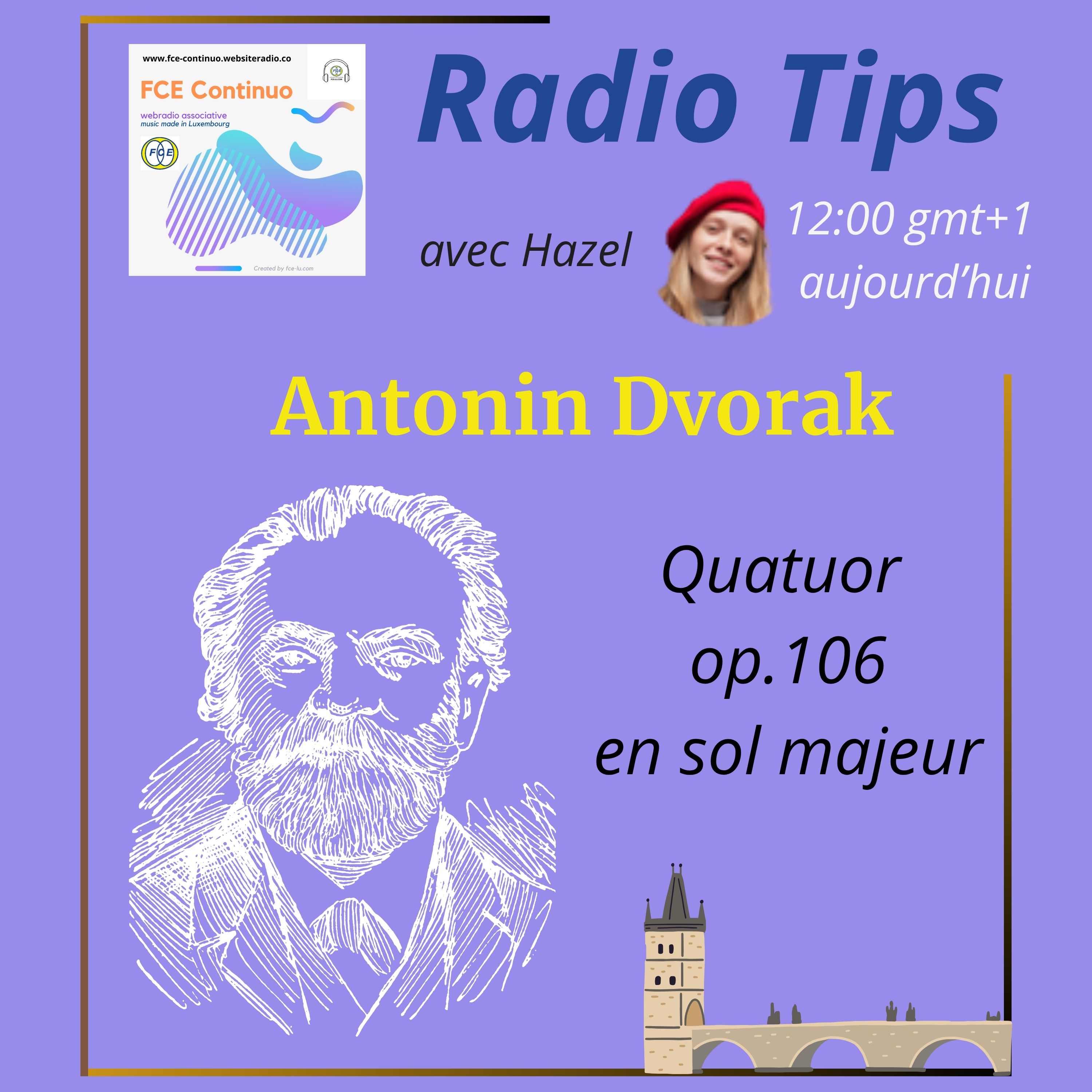RADIO TIPS - Antonin Dvorak: Quatuor op.106 en sol majeur episode artwork