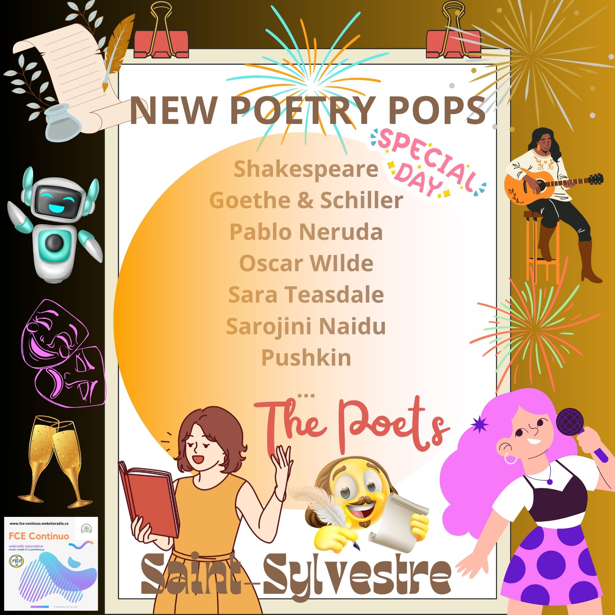 Journée spéciale à la Saint-Sylvestre: NEW POETRY POPS episode artwork