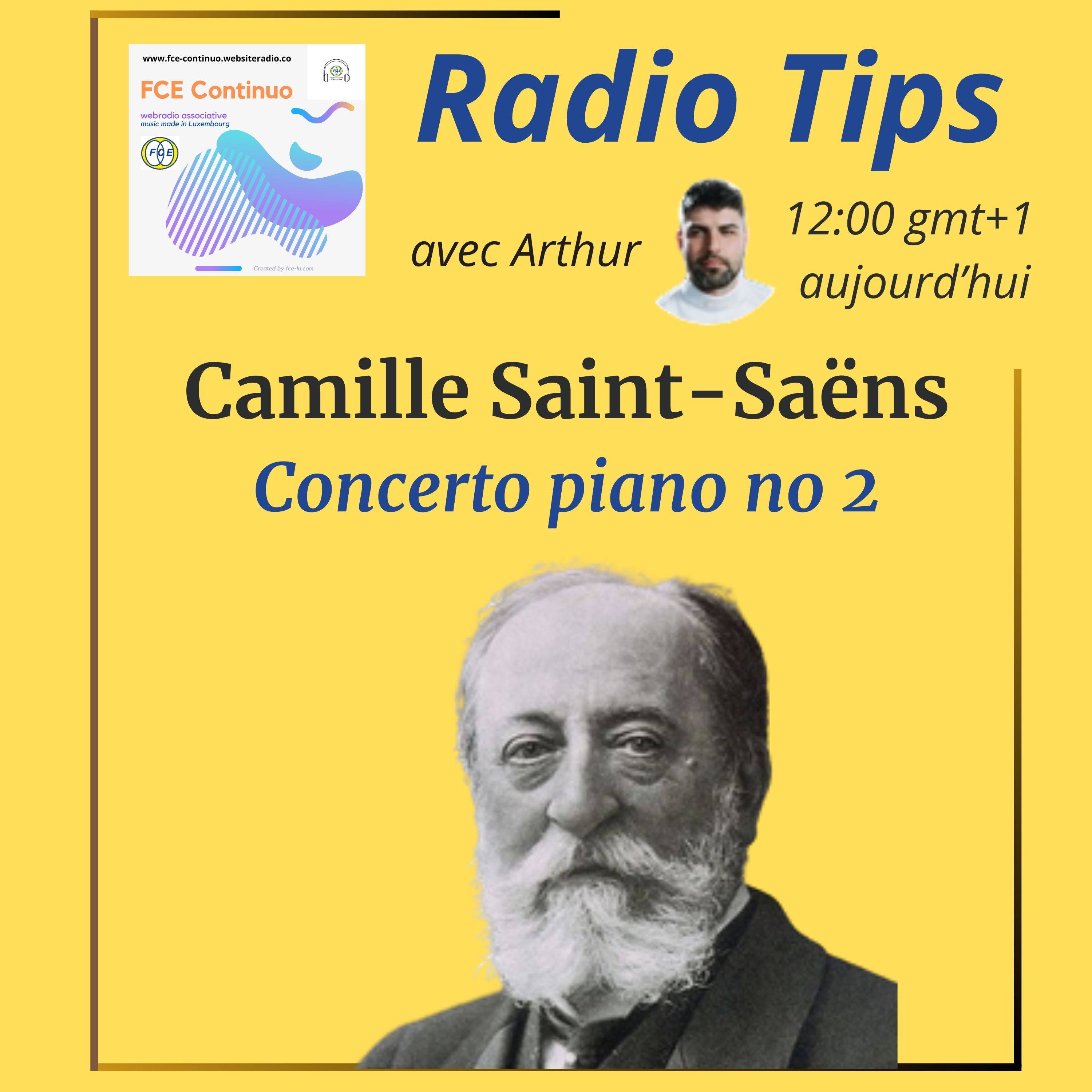 RADIO TIPS - Camille Saint-Saëns: Concerto piano no 2 episode artwork