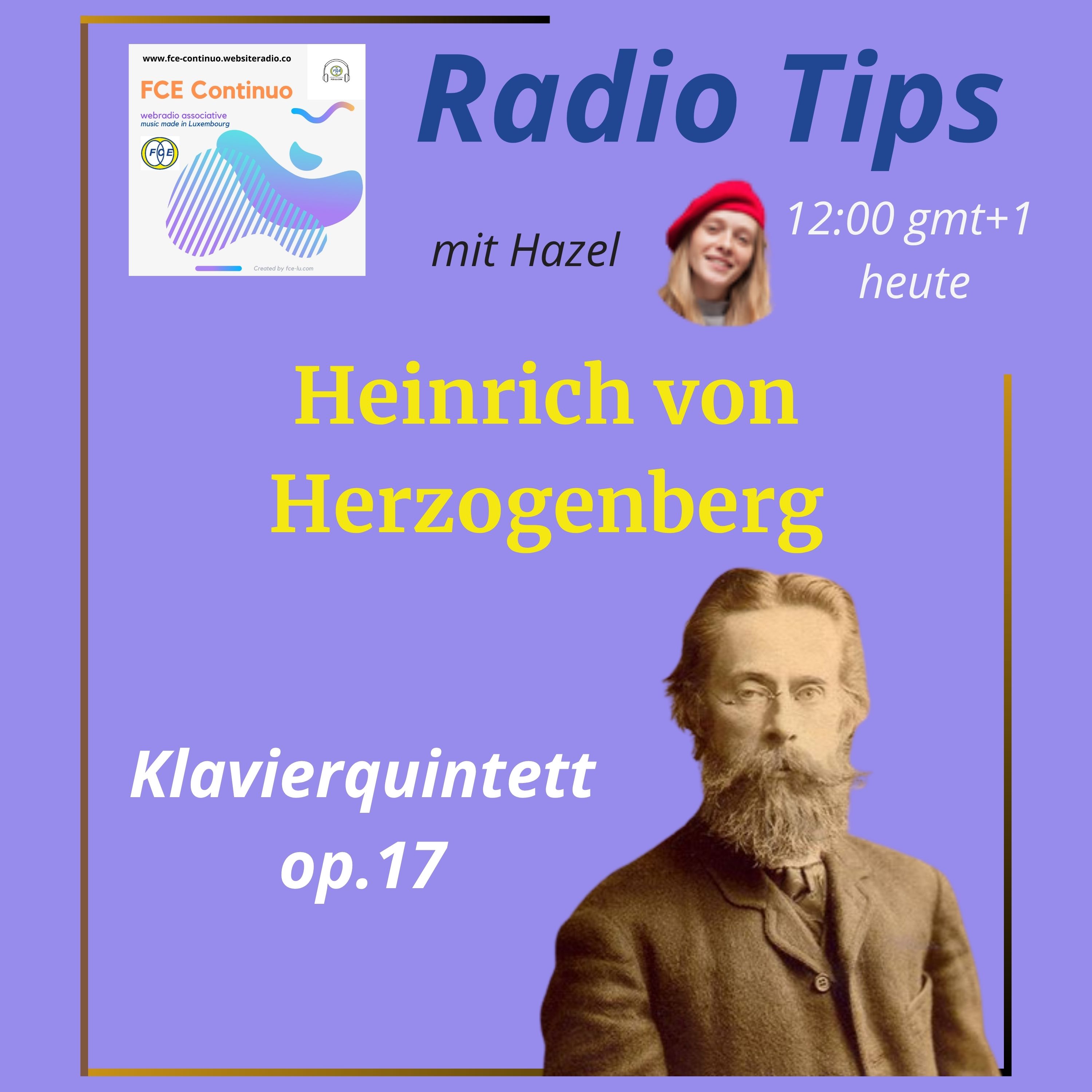 RADIO TIPS - Heinrich von Herzogenberg: Klavierquintett op.17 episode artwork