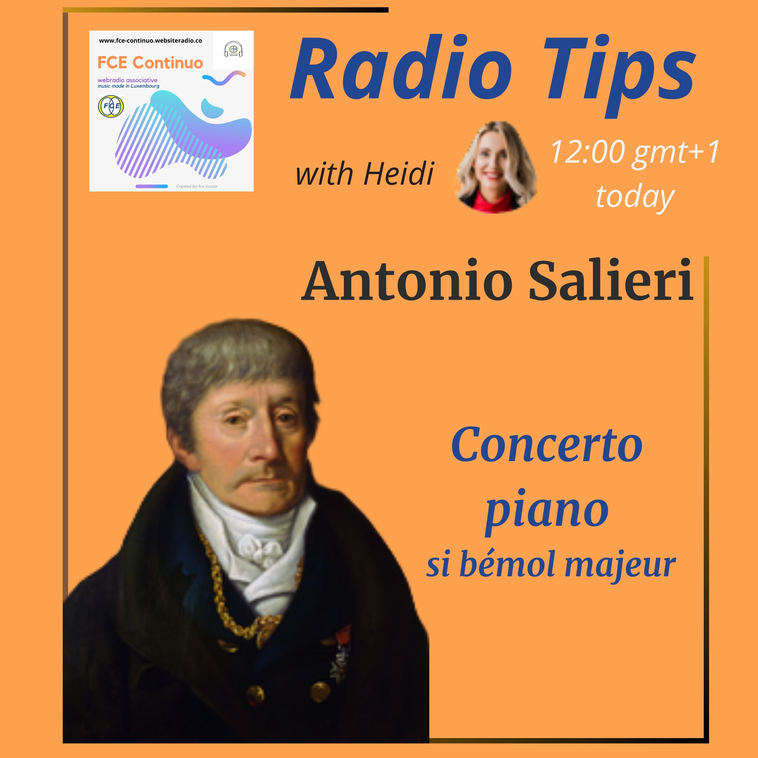 RADIO TIPS - Antonio Salieri: Concerto piano en si bémol majeur episode artwork