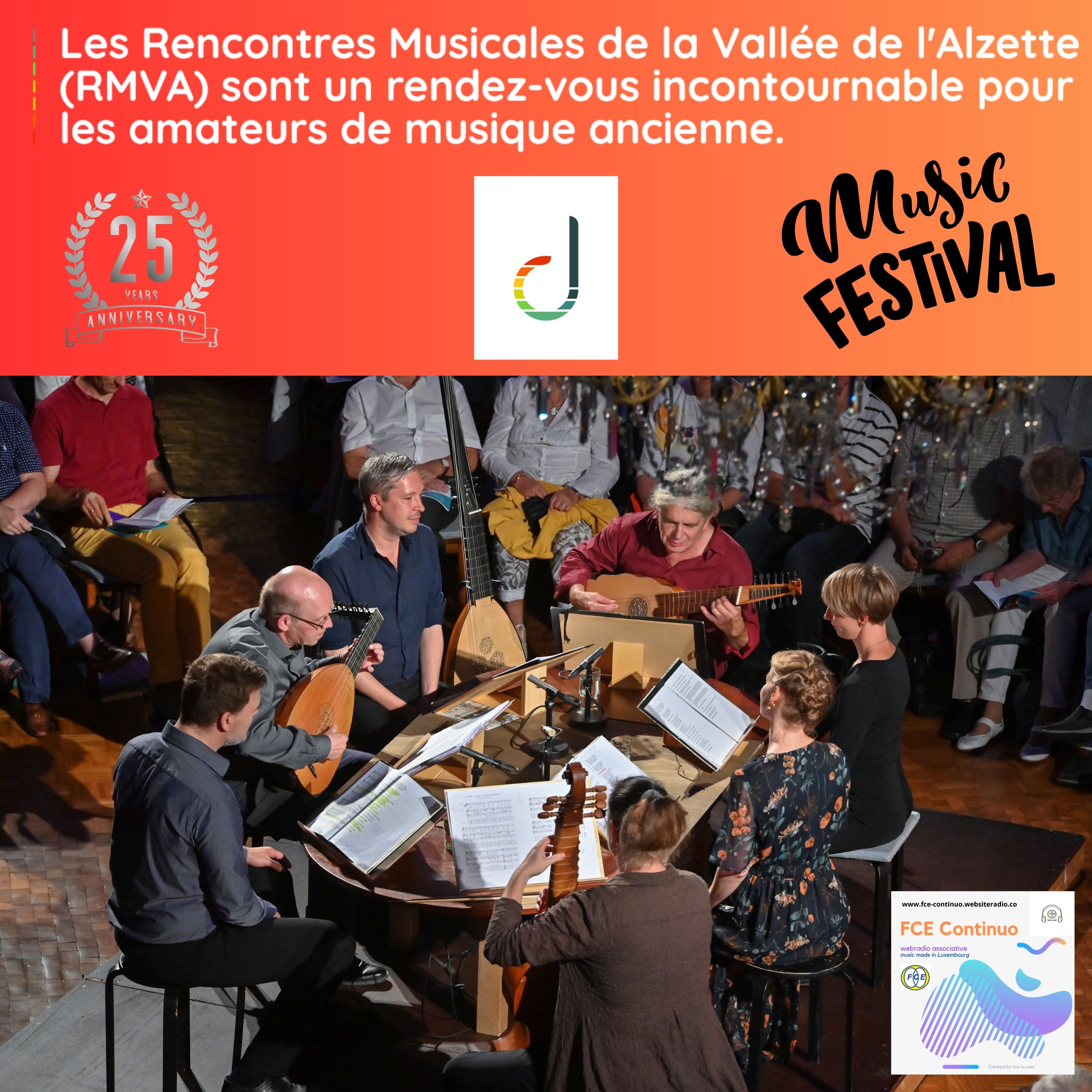 RMVA - Le Festival de Musique Ancienne fête ses 25 ans!