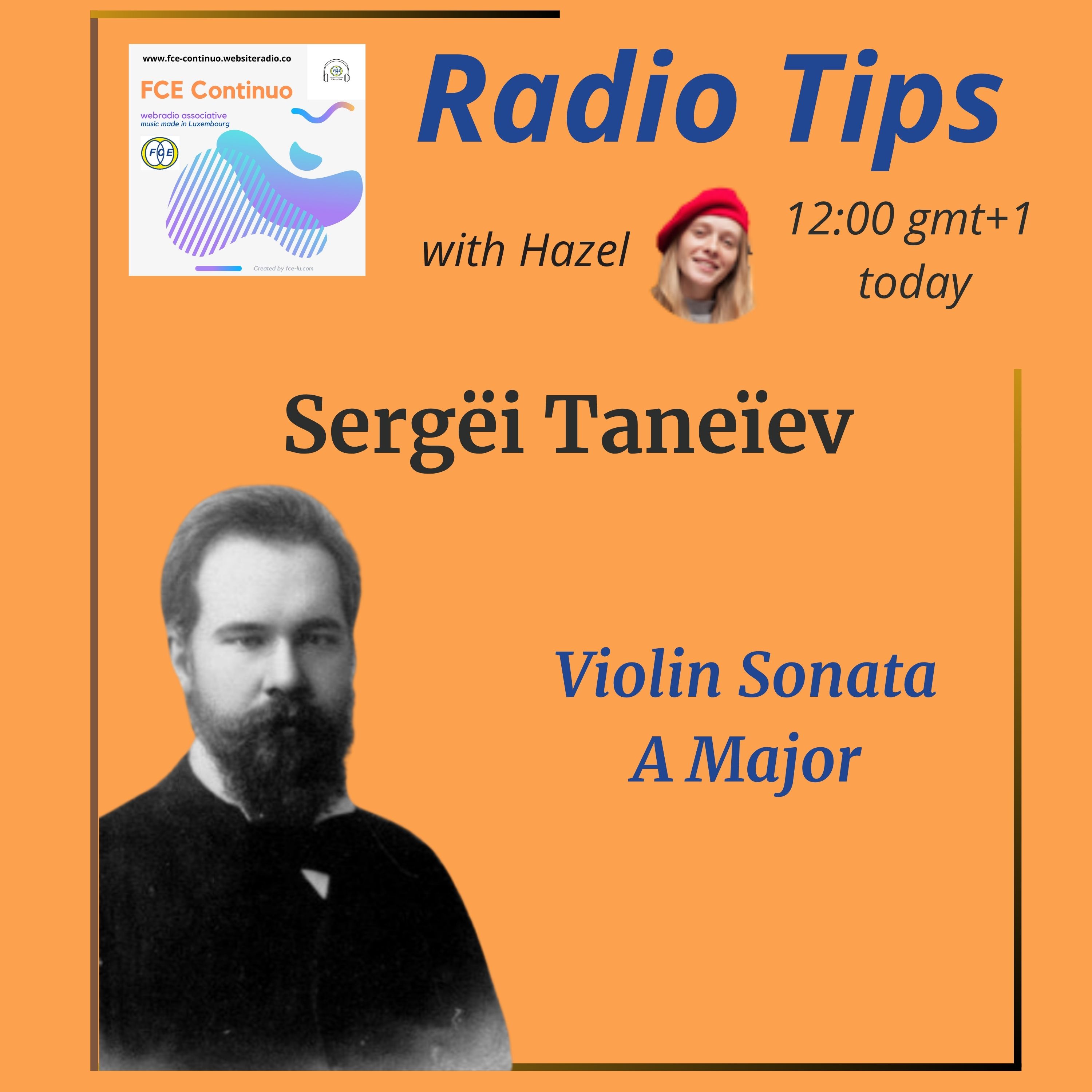 RADIO TIPS - Sergëi Taneïev: Violin Sonata in A Major episode artwork