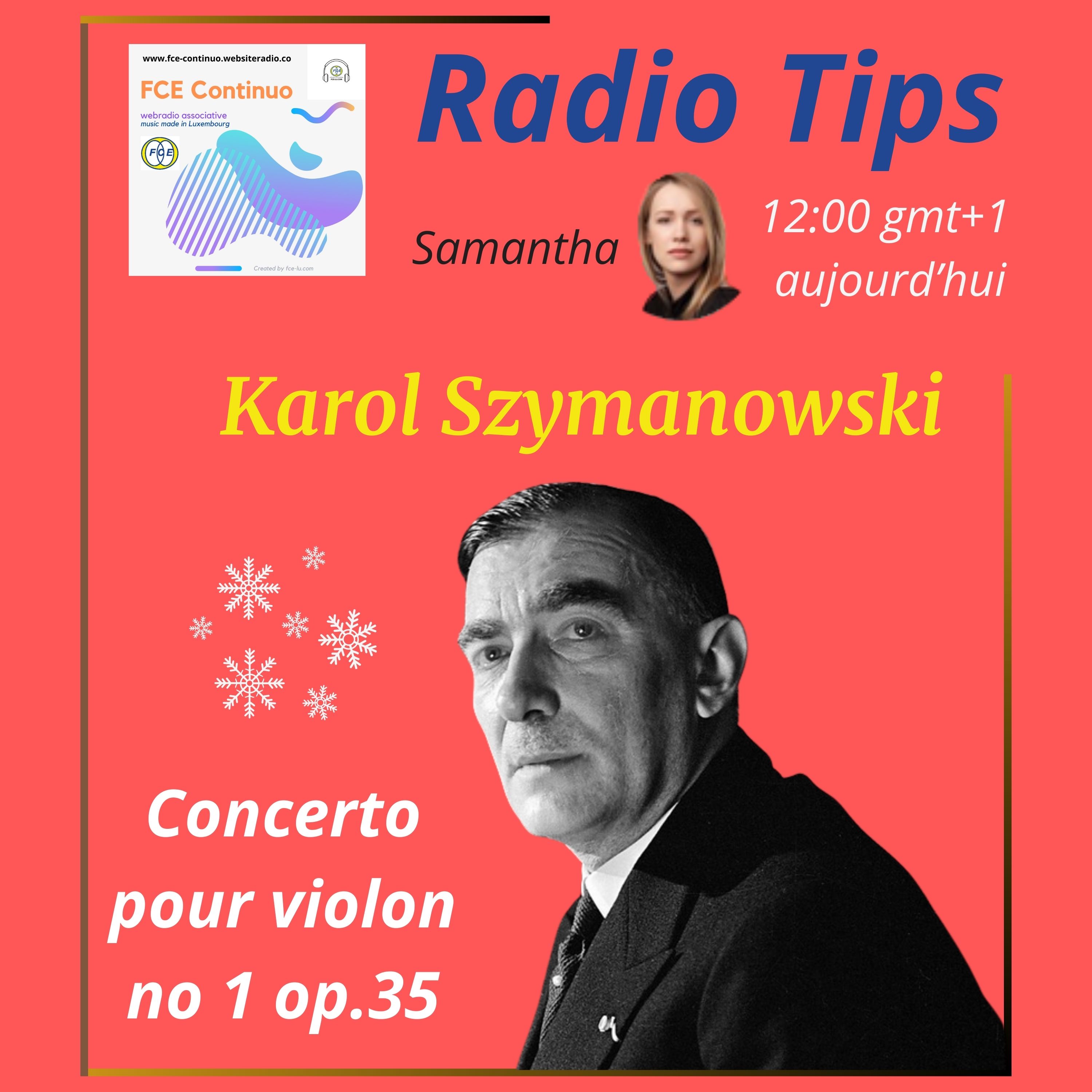RADIO TIPS - Karol Szymanowski: Concerto pour violon no 1 op.35 episode artwork