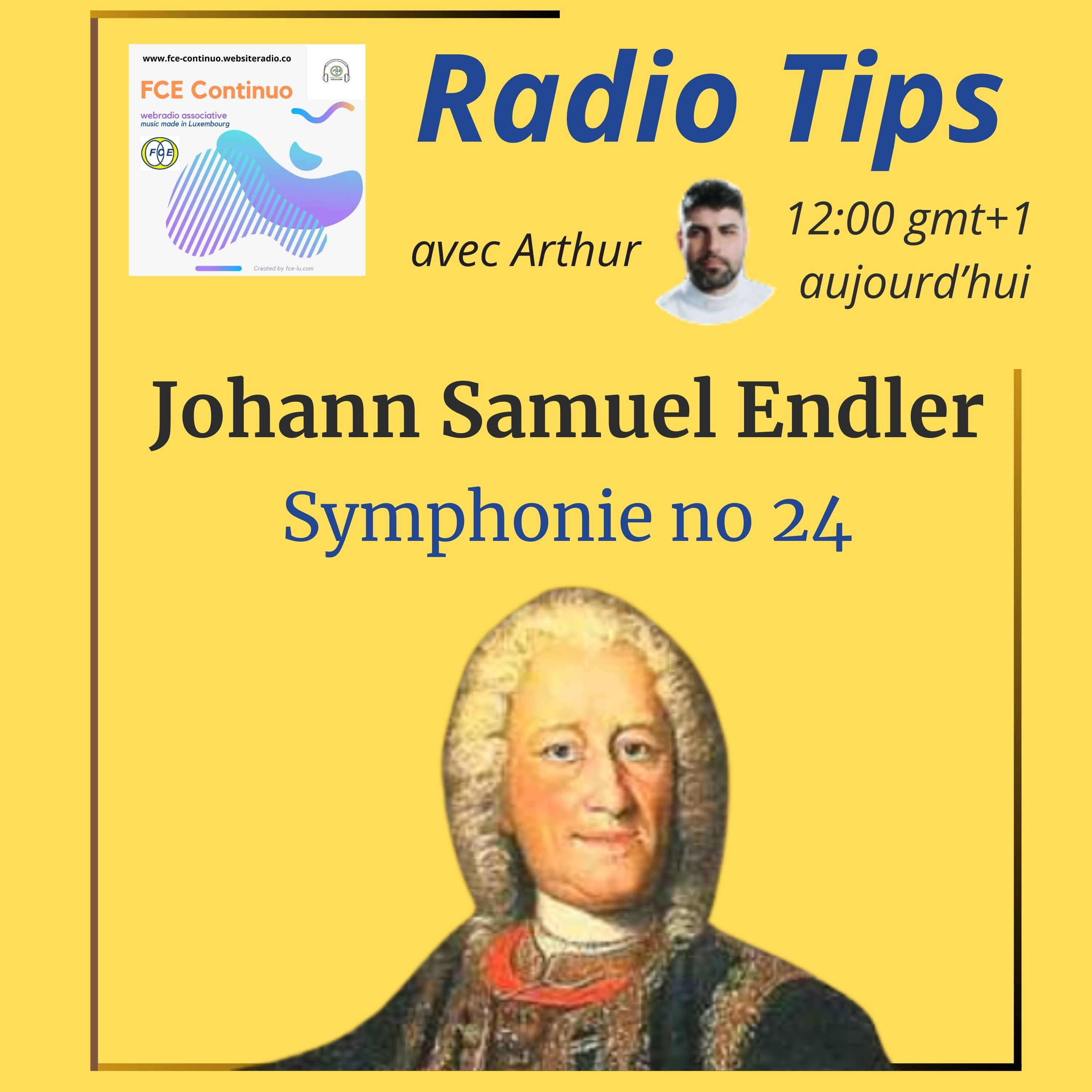 RADIO TIPS - Johann Samuel Endler: Symphonie no 24 episode artwork