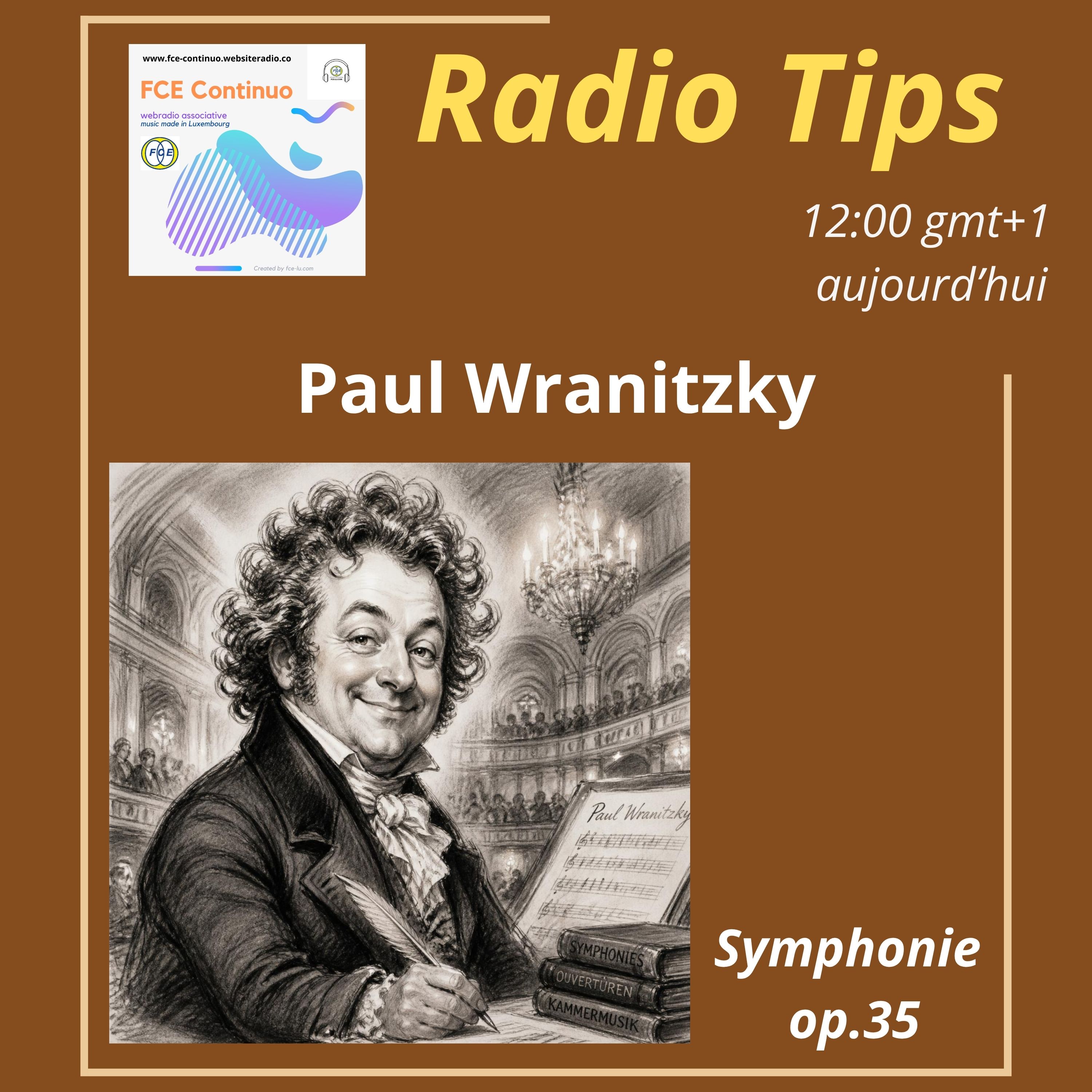 RADIO TIPS - Paul Wranitzky: Symphonie op.35 episode artwork