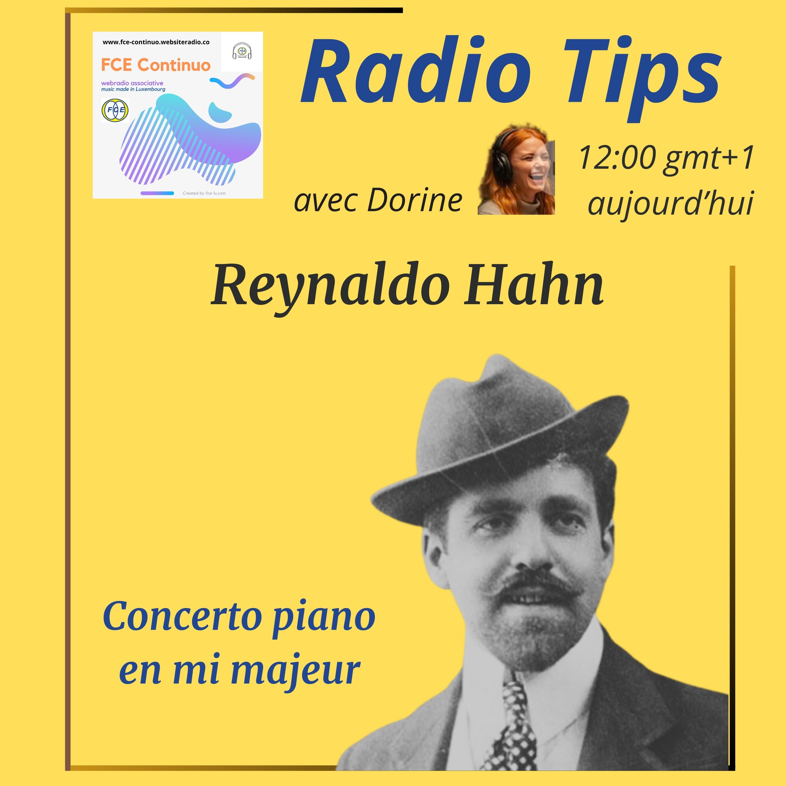RADIO TIPS - Reynaldo Hahn: Concerto piano en mi majeur