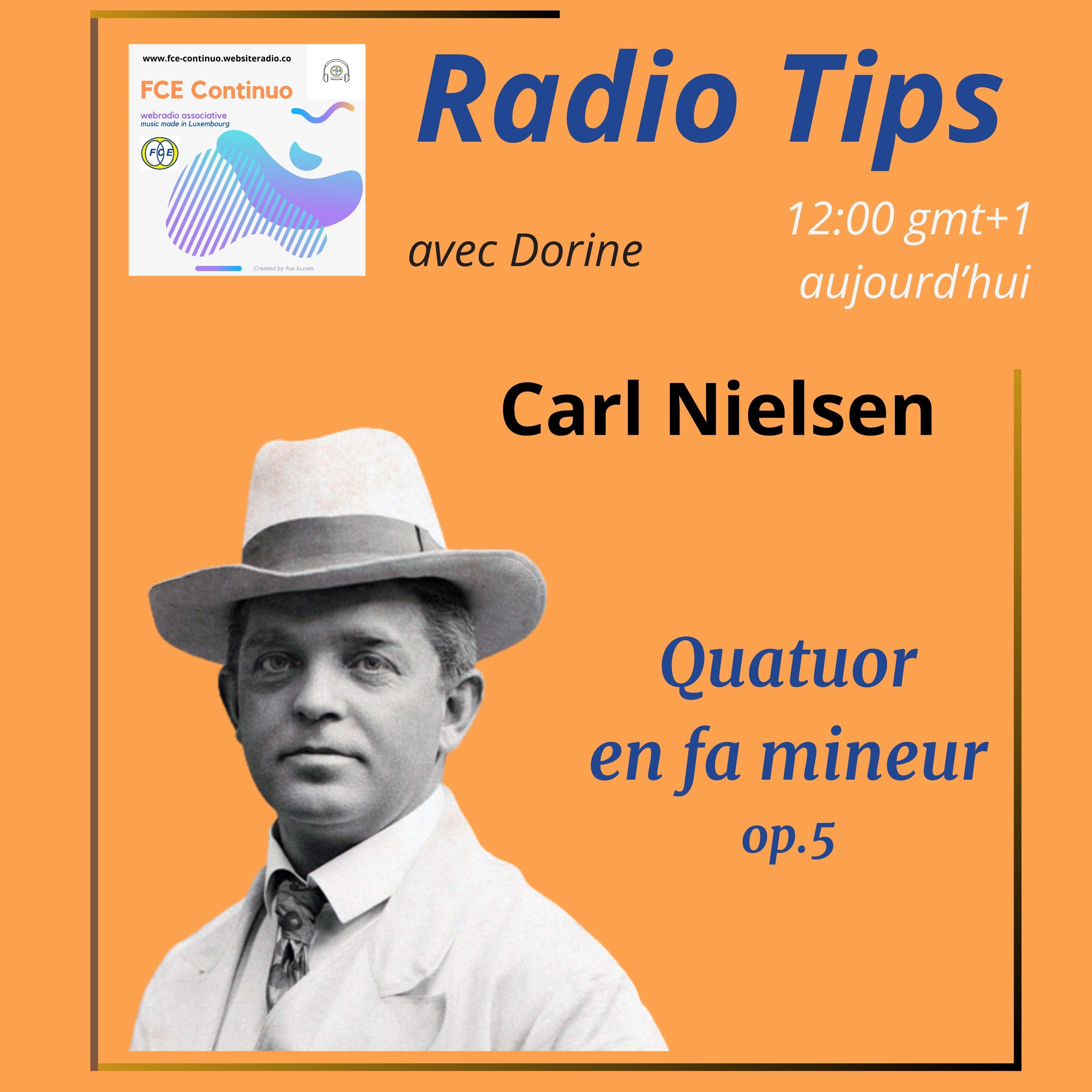 RADIO TIPS - Carl Nielsen: Quatuor en fa mineur op.5