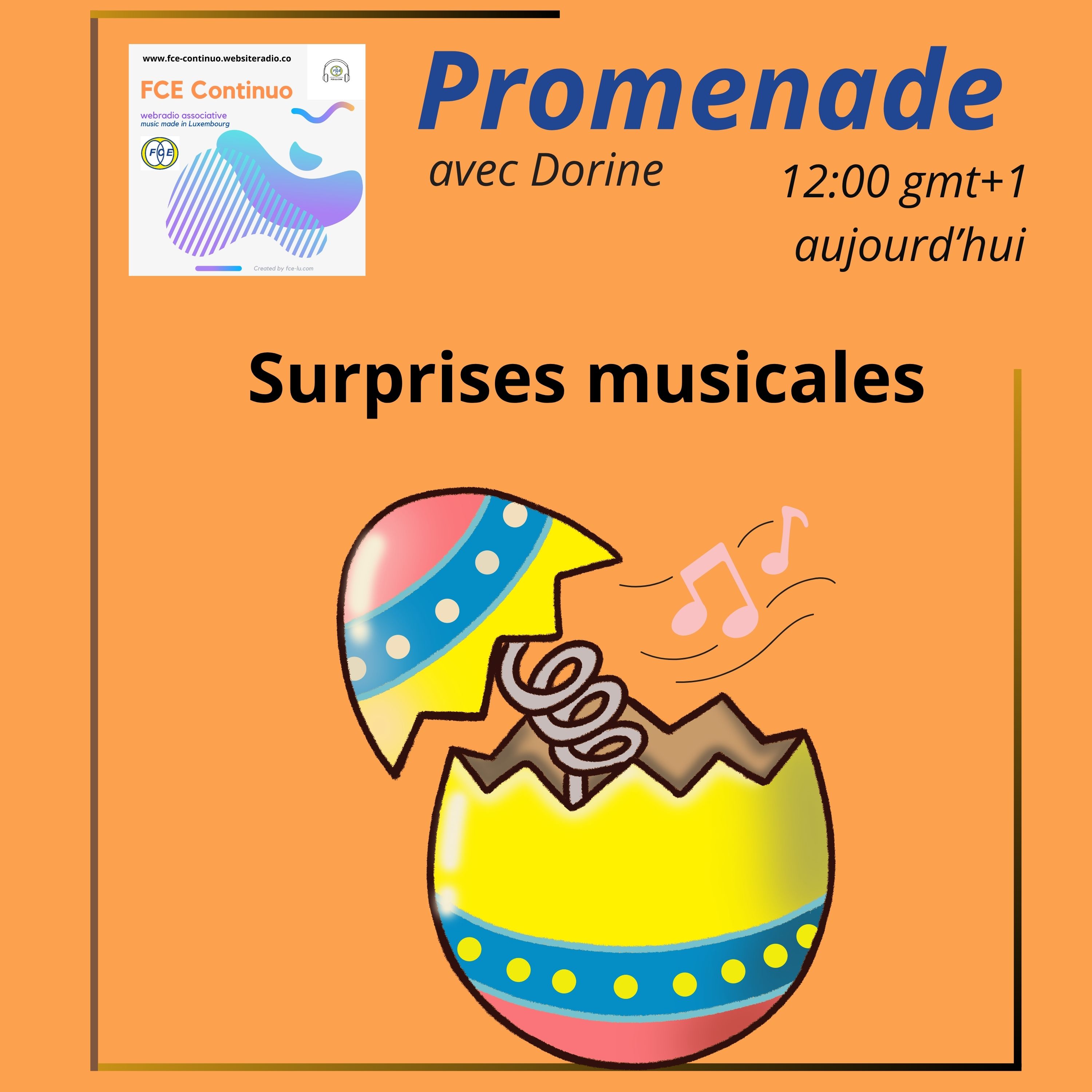 Promenade avec Dorine:  Surprises musicales
