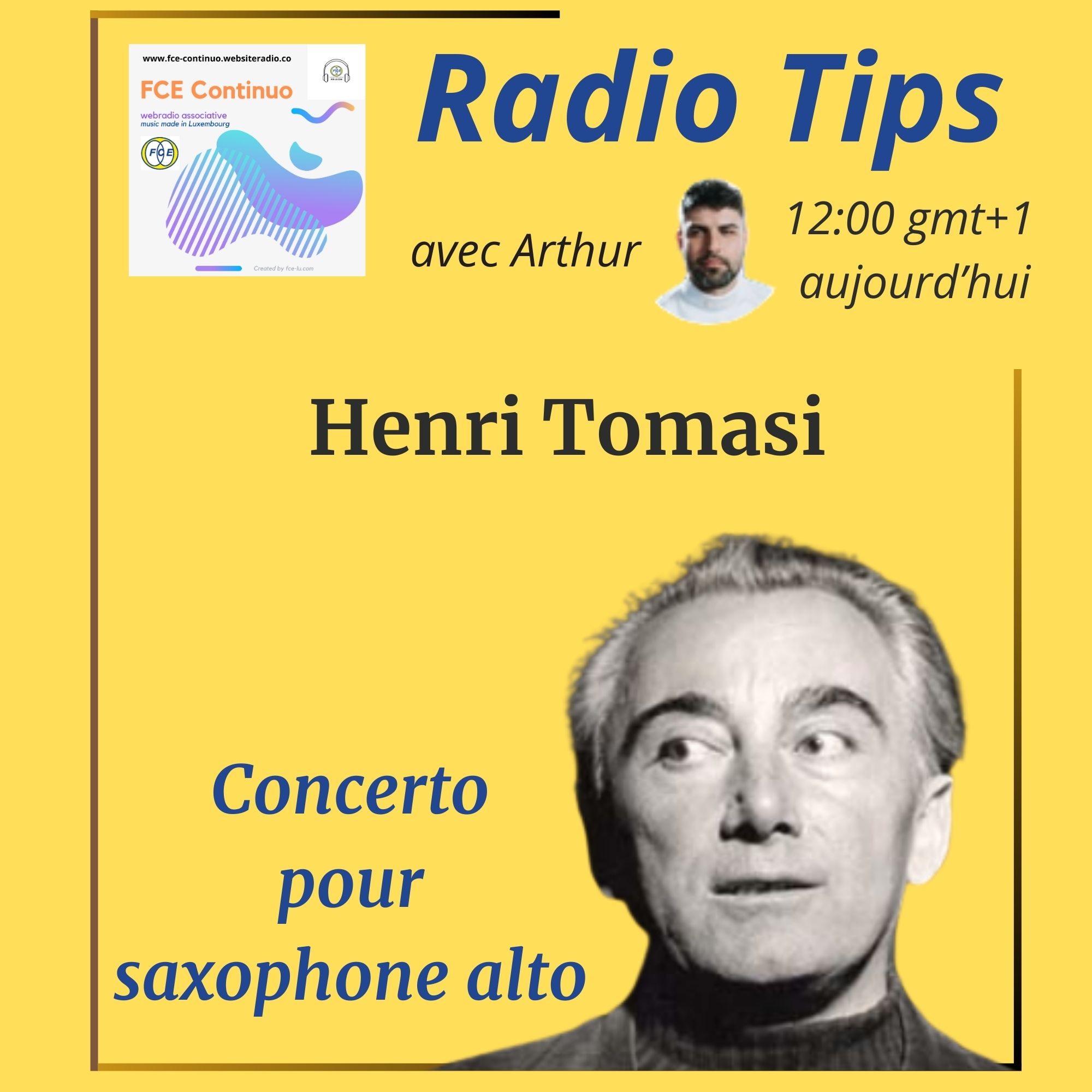 RADIO TIPS - Henri Tomasi: Concerto pour saxophone alto episode artwork