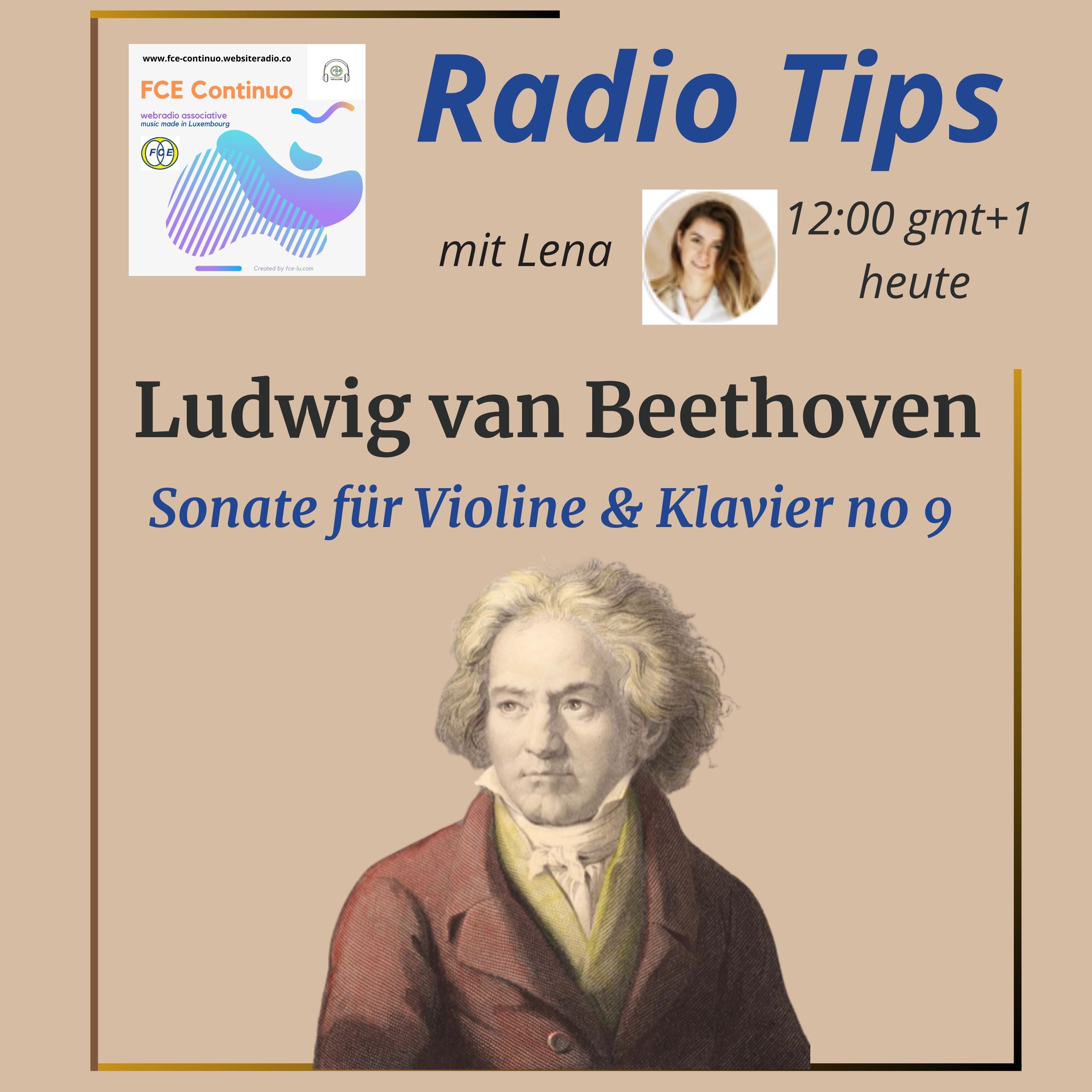 RADIO TIPS - Ludwig van Beethoven: Sonate für Violine & Klavier op.9