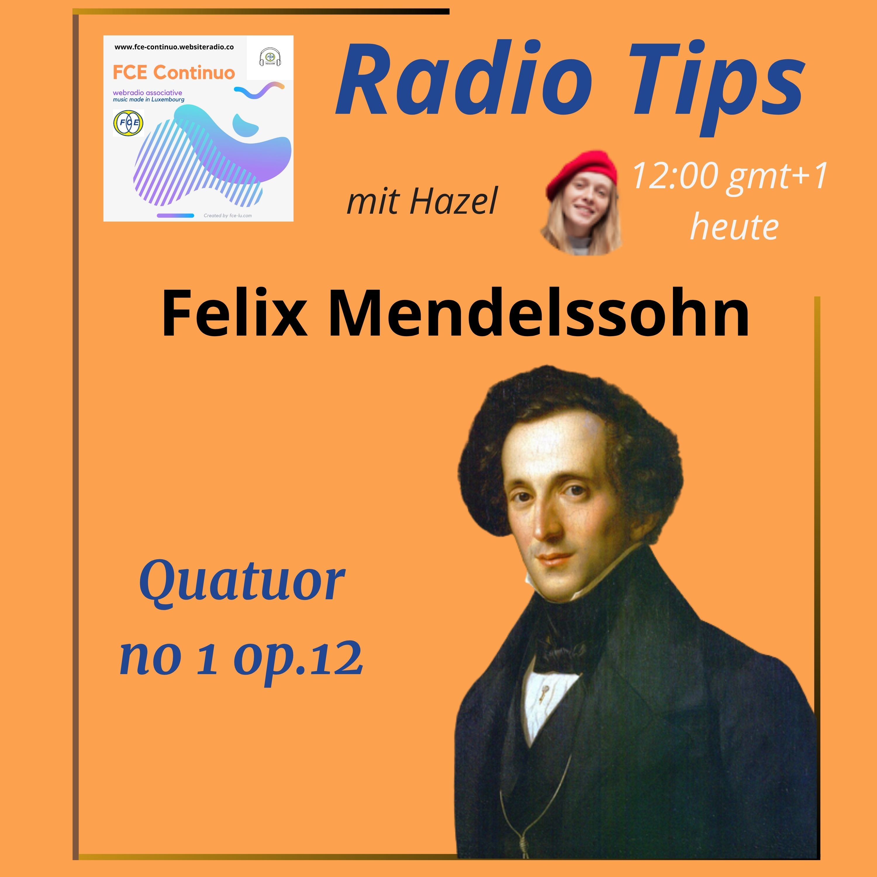 RADIO TIPS - Felix Mendelssohn: Streichquartett no 1 op.12 episode artwork