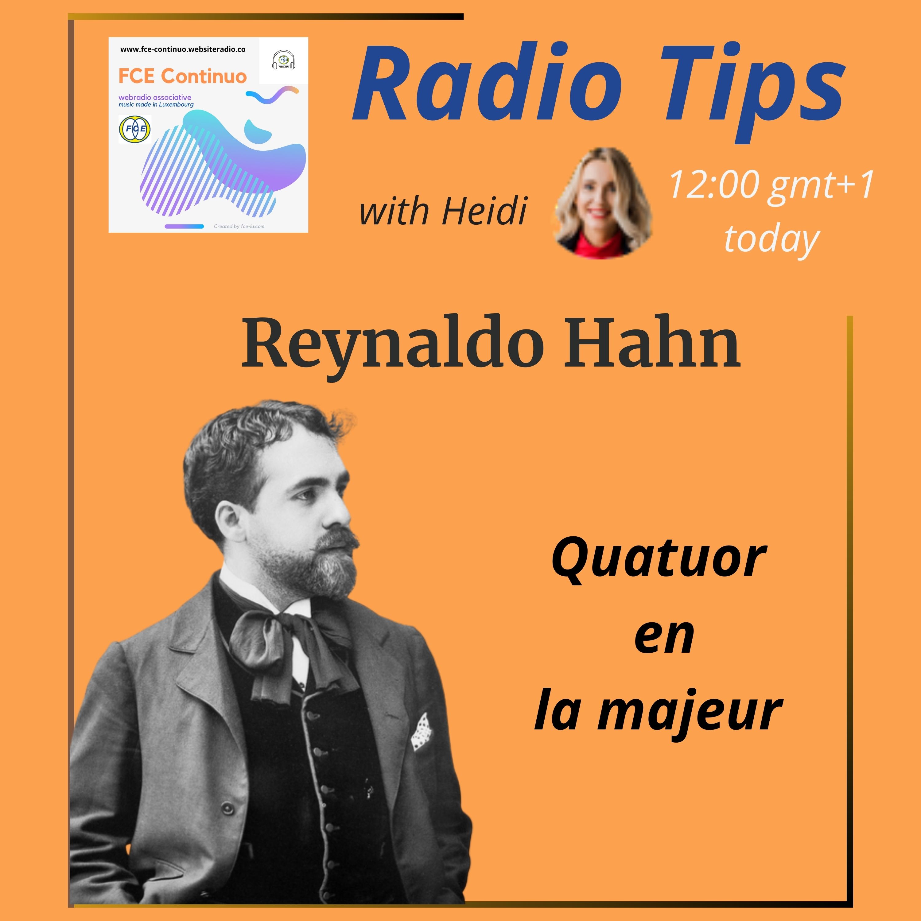 RADIO TIPS - Reynaldo Hahn: Quatuor à cordes en la majeur episode artwork
