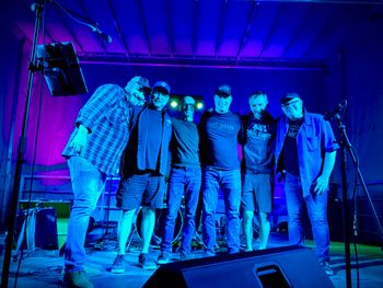 Upside of Maybe along with owner/promoter Roger Lichti of Rural Roots Brewery @Rural Roots Ruckus 2023 #Elmira, ON
