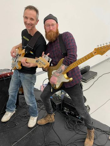 John & Corey hammin' it up.

