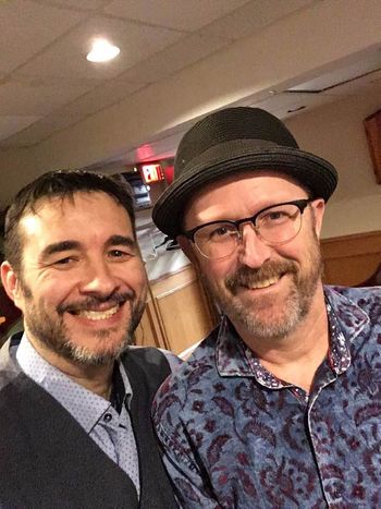 Michael & Dave getting ready to rock the "Polish Club" in Brantford.
