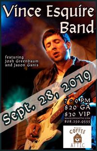 Vince Esquire band. Reg tics. 