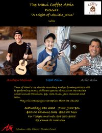 A night of Ukulele Jams. Andrew Molina