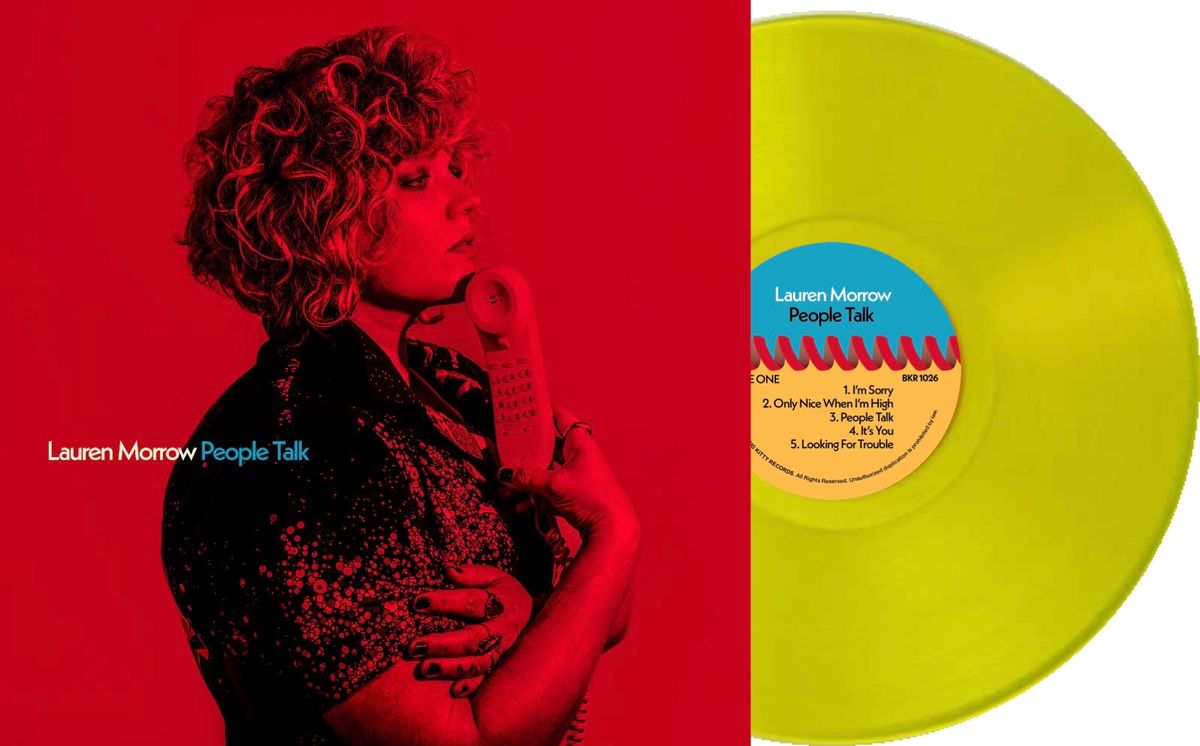 People Talk  - Limited Edition Highlighter Yellow Vinyl - Autographed 