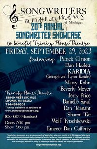 Songwriters Anonymous 20th Anniversary Showcase
