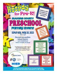 Macomb County Preschool Family Event
