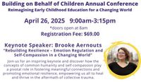 Building On Behalf of Children Child Care Conference