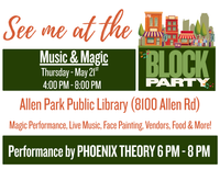Allen Park  Music and Magic Block Party