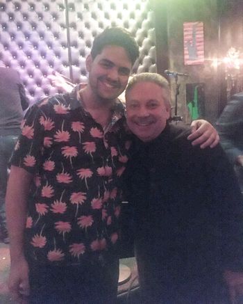 With Eddie Montalvo at Treme, 2019.
