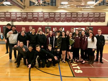 Walt Whitman High School Winter Percussion Ensemble, 2019.
