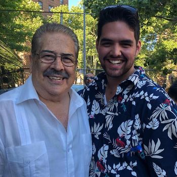With John "Dandy" Rodriguez at the 50th Anniversary Old TImer's Day, 2018.
