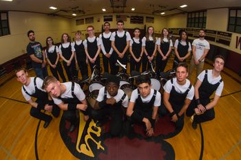 Walt Whitman High School Marching Percussion Ensemble, 2018.
