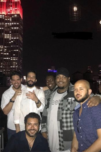 From left to right: Joe, Jeremy Bosch, Beserat Tafesse, Camilo Molina-Gaetán, Louis Fouche, Doug Beavers (seated) New York City, 2018.
