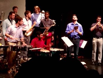 Crane Latin Ensemble performance, 2015.
