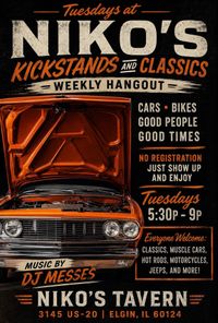 Revved Up Tuesdays: Kickstands & Classics with DJ MESSES