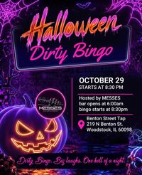 DJ MESSES’ Halloween Sin Bingo Bash: Dirty, Wild & Wicked