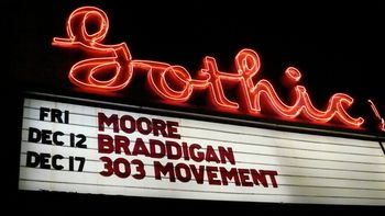 CD release at the Gothic Theater in Denver
