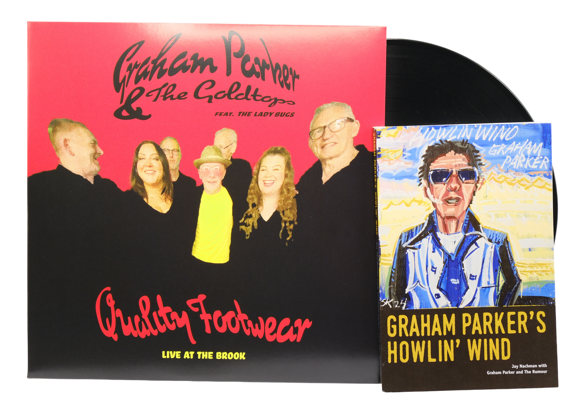 Quality Footwear: Live At The Brook - Vinyl and Book Bundle - Graham Parker "Quality Footwear"