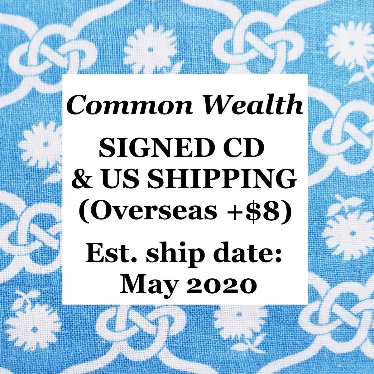 Signed CD 