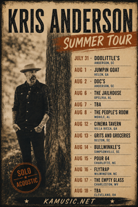 Kris Anderson Summer Tour