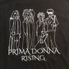 T-shirt - Black with White Line Drawing