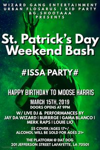 St. Patrick’s Day Weekend Bash
