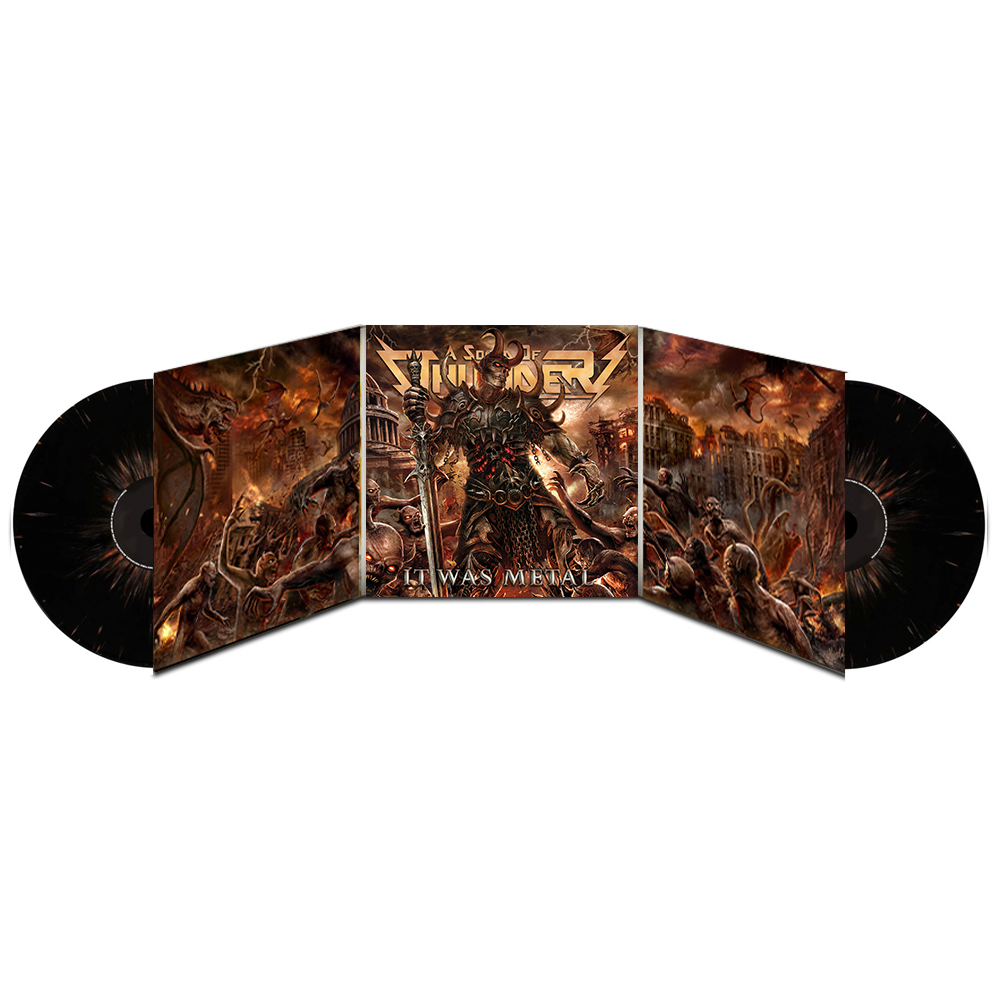 It Was Metal - Double Vinyl - Black w/ Orange Splatter - Triple